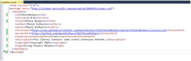 Updated Manifest File Content